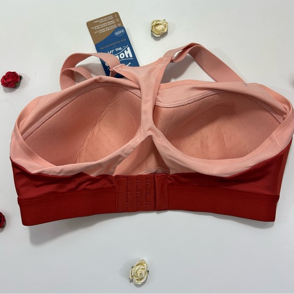 Brooks Rosewood Dare Racerback Run Bra 34DD NWT - Picture 3 of 4
